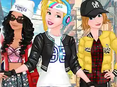 Xogo Princesses Sporty & Funky Day en liña