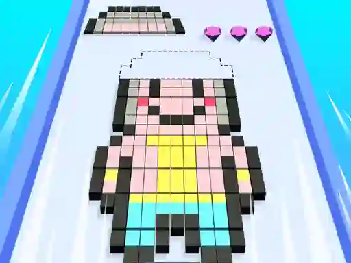 Xogo Blocks Stack Rush en liña