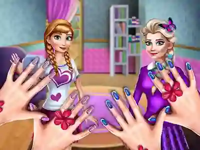 Xogo Princesses Nails Salon en liña