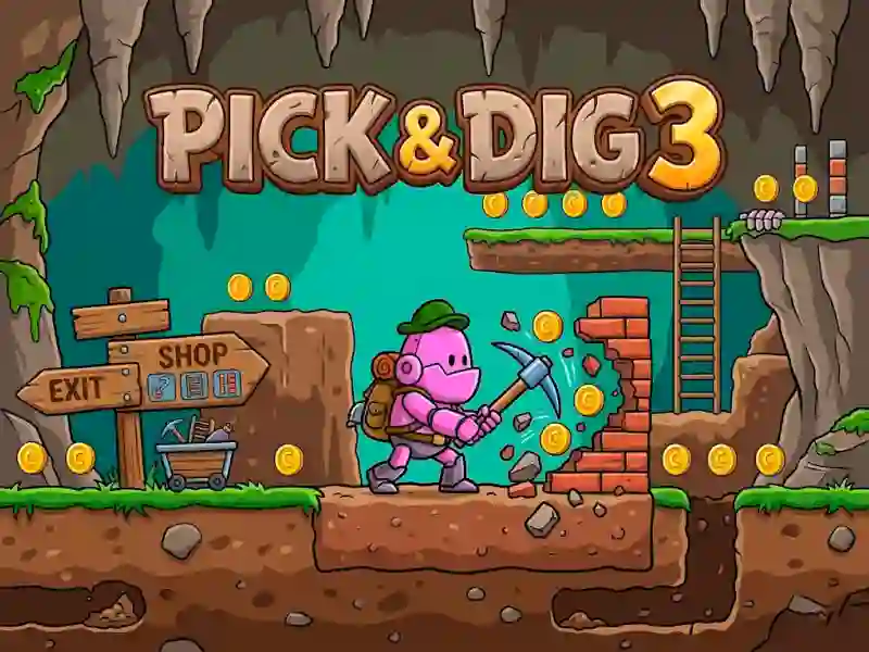Xogo Pick & Dig 3 en liña