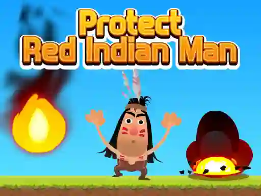 Xogo Protect Red Indian Man en liña