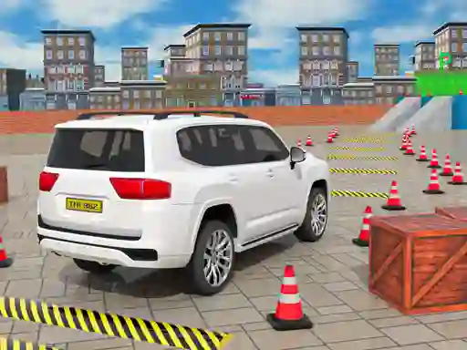 Xogo Prado Car Parking Games Sim en liña