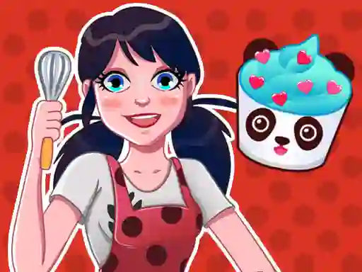 Xogo Miraculous Cupcake maker en liña