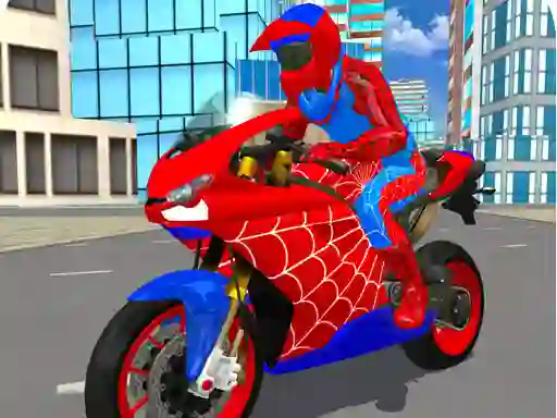 Xogo Hero Stunt Spider Bike Simulator 3d 2 en liña