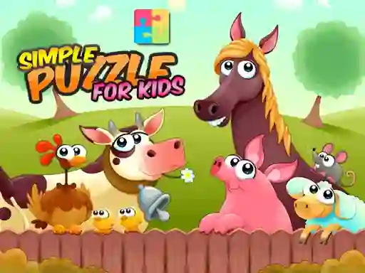 Xogo Simple Puzzle For Kids en liña