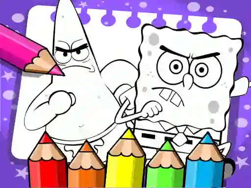 Xogo Sponge Bob Coloring Book en liña