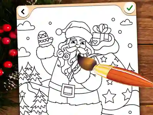 Xogo Christmas Coloring Game en liña