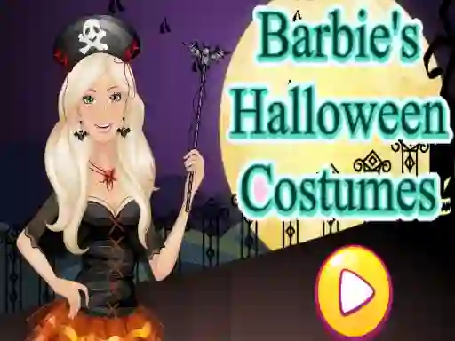 Xogo Barbie Halloween Costumes en liña