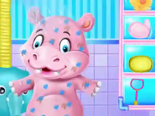 Xogo Baby Hippo Bath Time en liña