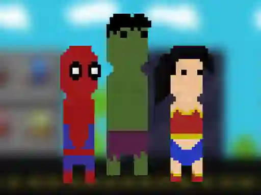Xogo Super Heroes Runner en liña