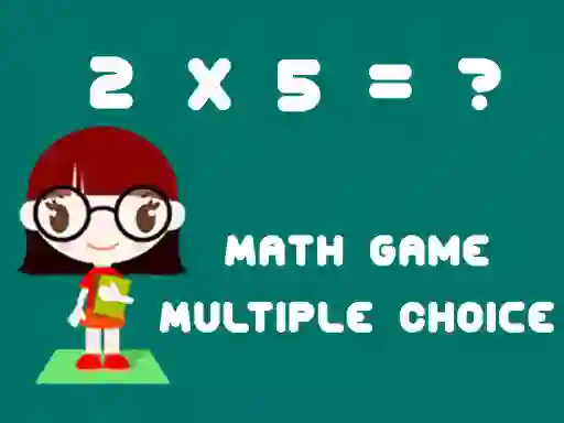 Xogo Math Game Multiple Choice en liña