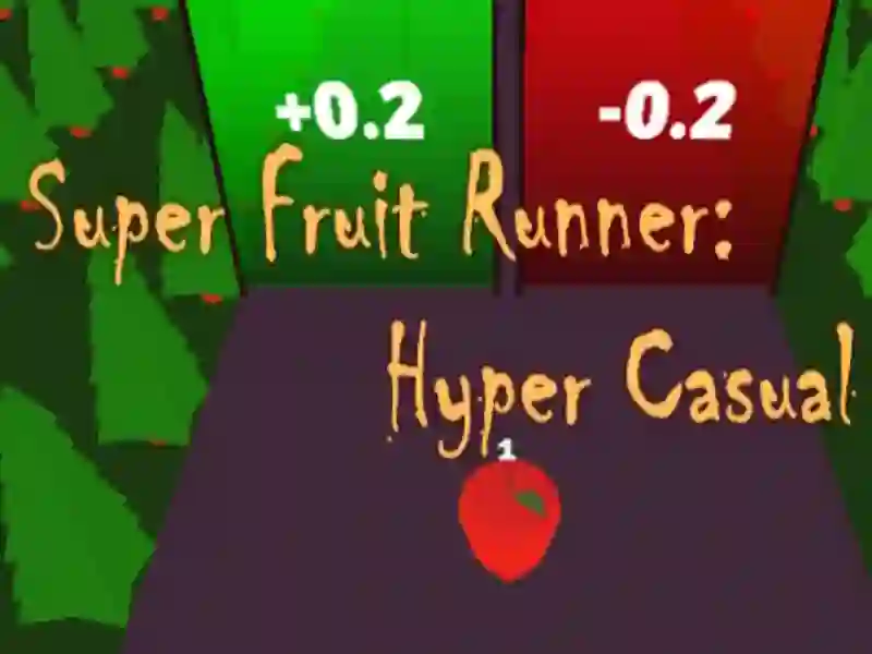 Xogo Super Fruit Runner: Hyper Casual en liña