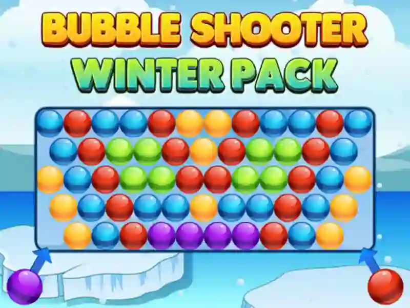 Xogo Bubble Shooter Winter Pack en liña