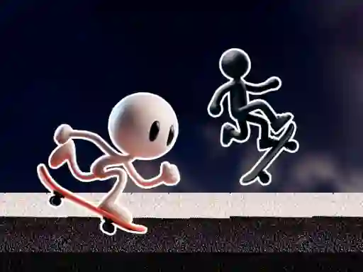 Xogo Black and White Stickman en liña