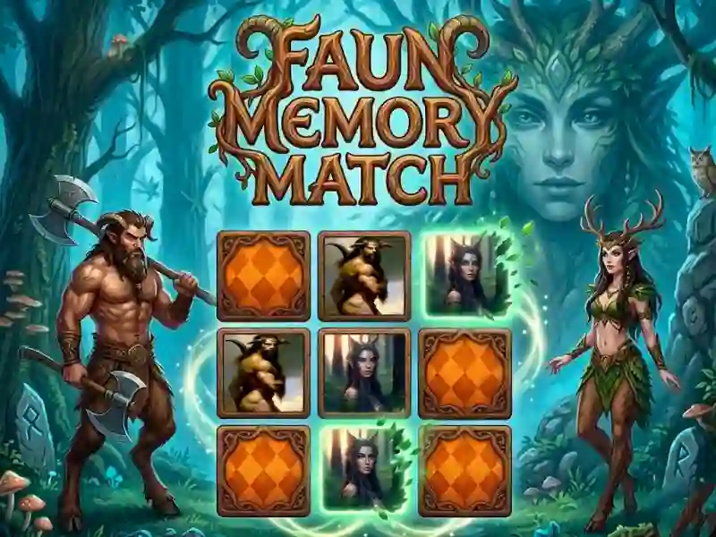 Xogo Faun Memory Match en liña