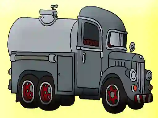 Xogo Tank Trucks Coloring en liña