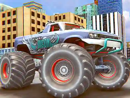 Xogo Monster Truck Stunt Driving Simulation en liña