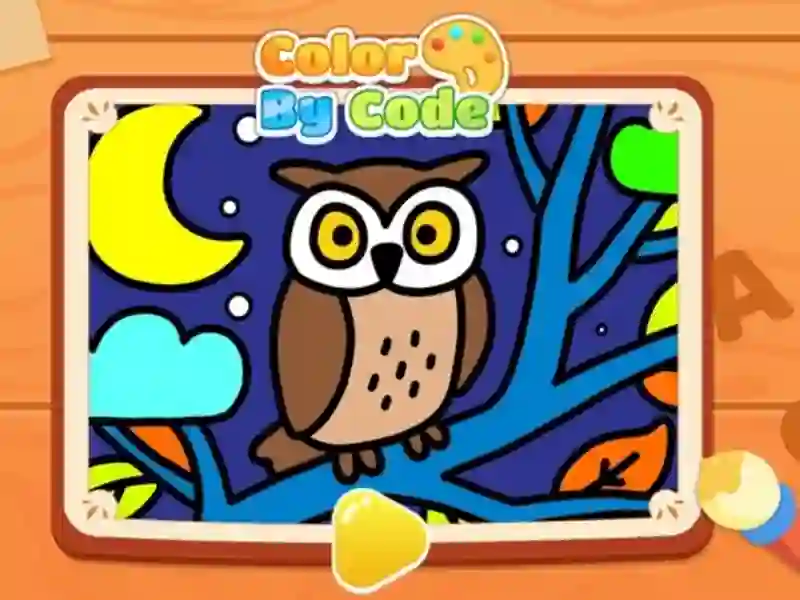 Xogo Color By Code: Night Owl en liña