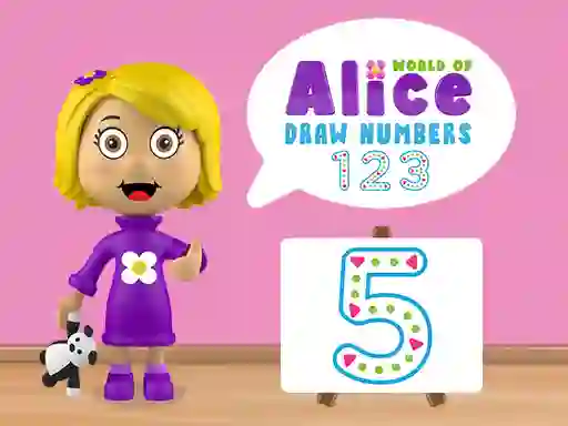 Xogo World of Alice Draw Numbers en liña
