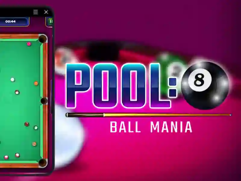 Xogo Pool 8 Ball Mania en liña