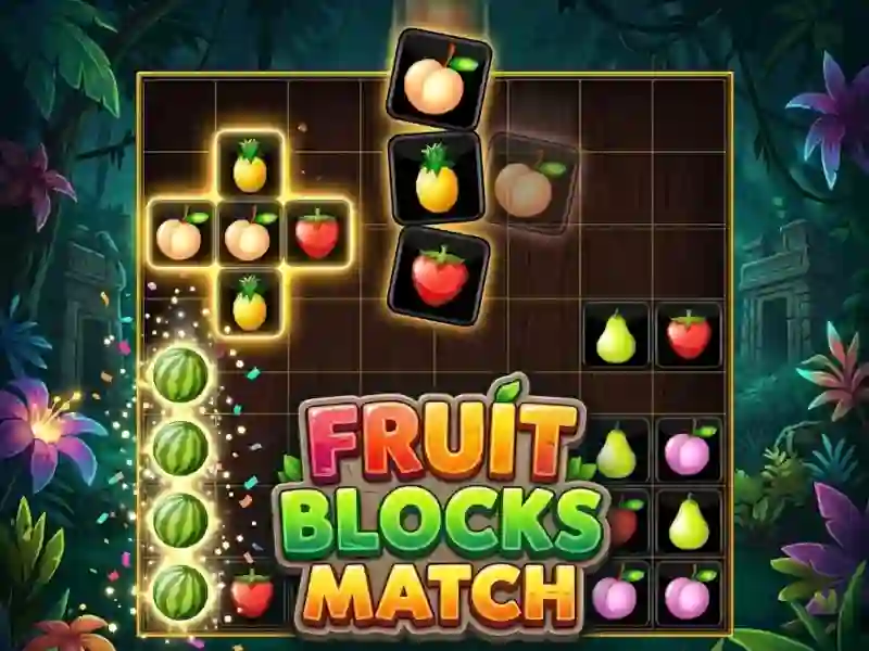 Xogo Fruit Blocks Match en liña