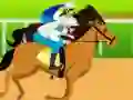 Xogo Horse racing typing en liña