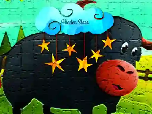Xogo Cartoon Hidden Stars en liña