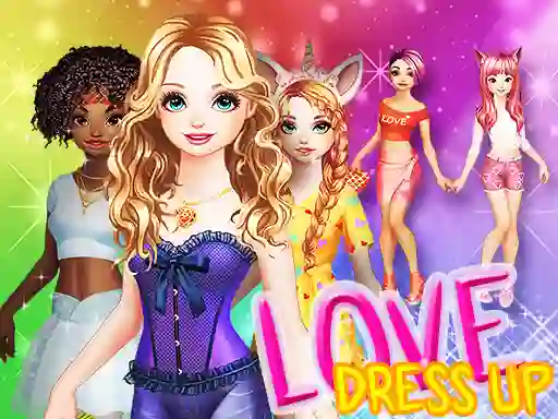 Xogo Love Dress Up en liña