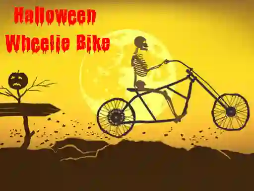 Xogo Halloween Wheelie Bike en liña