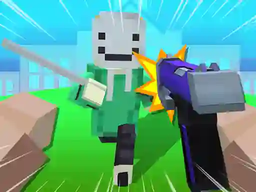 Xogo Block Craft 3D School en liña