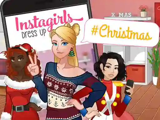 Xogo InstaGirls Christmas Dress Up en liña
