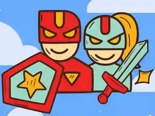Xogo Super Warrior Match 3 en liña
