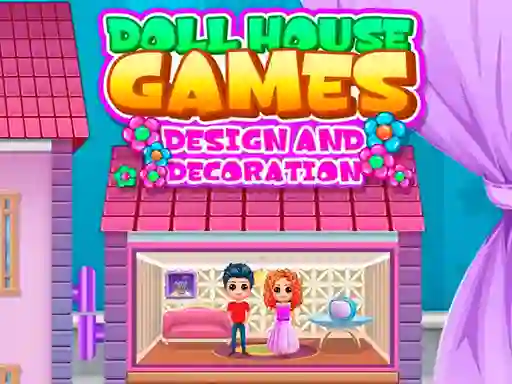Xogo Doll House Games Design and Decoration en liña
