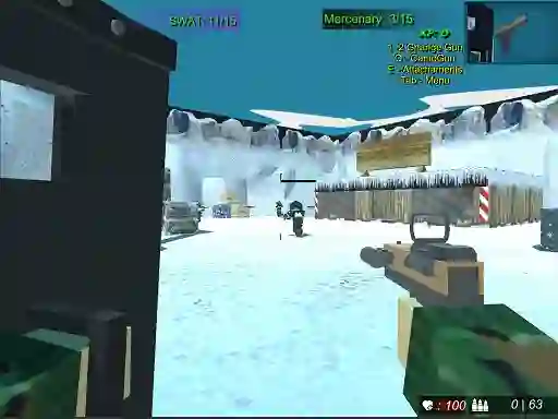 Xogo Blocky Combat Swat 2 en liña