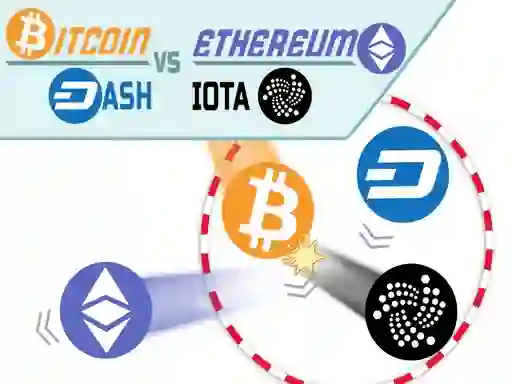 Xogo Bitcoin vs Ethereum en liña