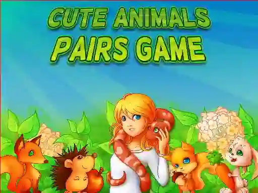 Xogo Cute Animals Pairs Game en liña