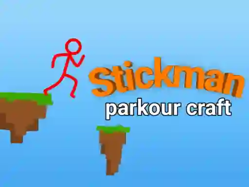 Xogo Stickman parkour craft en liña