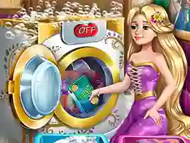 Xogo Goldie Princess Laundry Day en liña