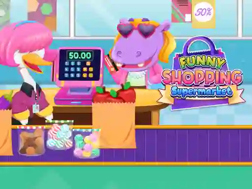 Xogo Funny Shopping Supermarket en liña