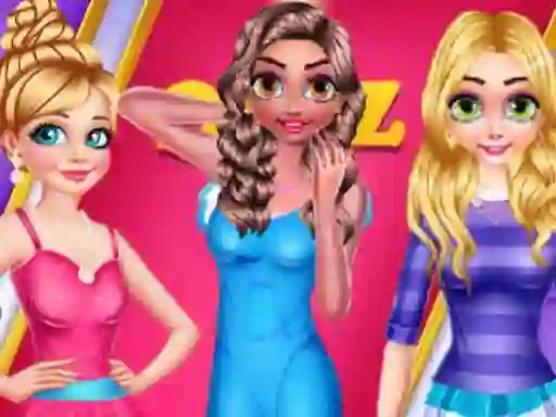 Xogo Princess Fashion Quiz en liña