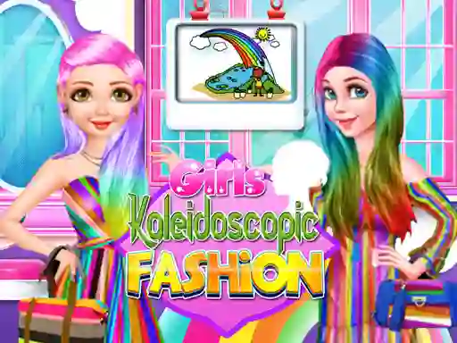 Xogo Girls Kaleidoscopic Fashion en liña