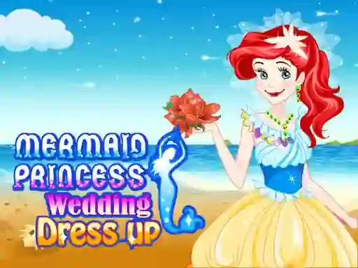 Xogo Mermaid princess wedding dress en liña