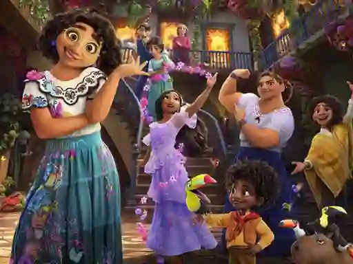 Xogo Madrigal Family Coloring en liña