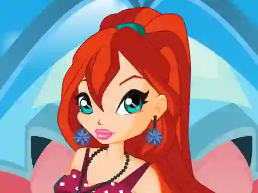 Xogo Bloom Lovely Girl Dress Up en liña