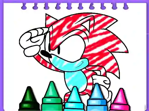 Xogo Sonic Coloring Book en liña