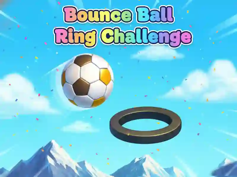 Xogo Bounce Ball Ring Challenge en liña