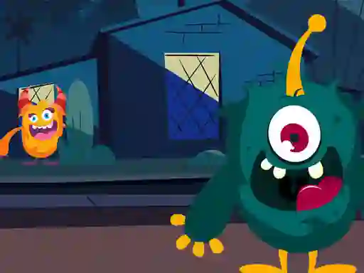 Xogo Funny Monsters Jigsaw en liña