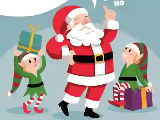 Xogo Santa Merry Xmas Puzzle en liña