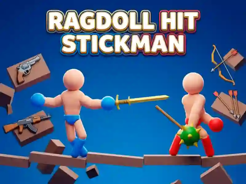Xogo Ragdoll Hit Stickman en liña