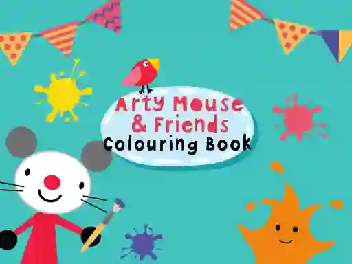 Xogo Arty Mouse & Friends Coloring Book en liña